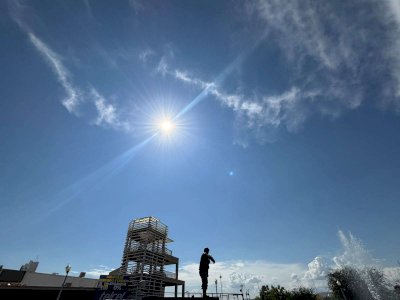 Llega temperatura a 31°C, con probabilidad de lluvias