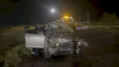 Vuelca su vehículo en la Puerta de Chihuahua