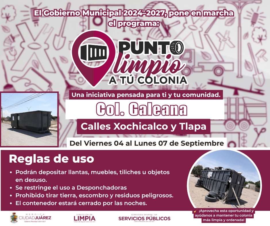 Instalan cuatro nuevos puntos limpios este fin de semana