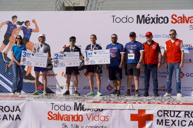 Reúne Cruz Roja a más de mil 400 corredores en Chihuahua