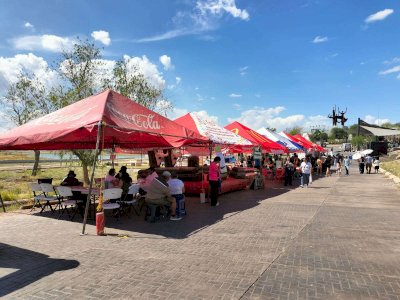 Afecta calor afluencia del Domingo Feliz en El Rejón 