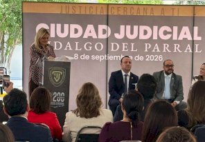 Inauguran nuevas instalaciones de Ciudad Judicial en Parral 