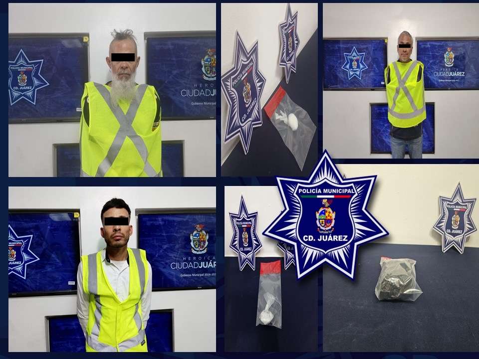 Arrestan a tres por presunto narcomenudeo en distintos puntos