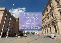 Amanece Chihuahua con clima fresco de 20°C; prevén lluvias 