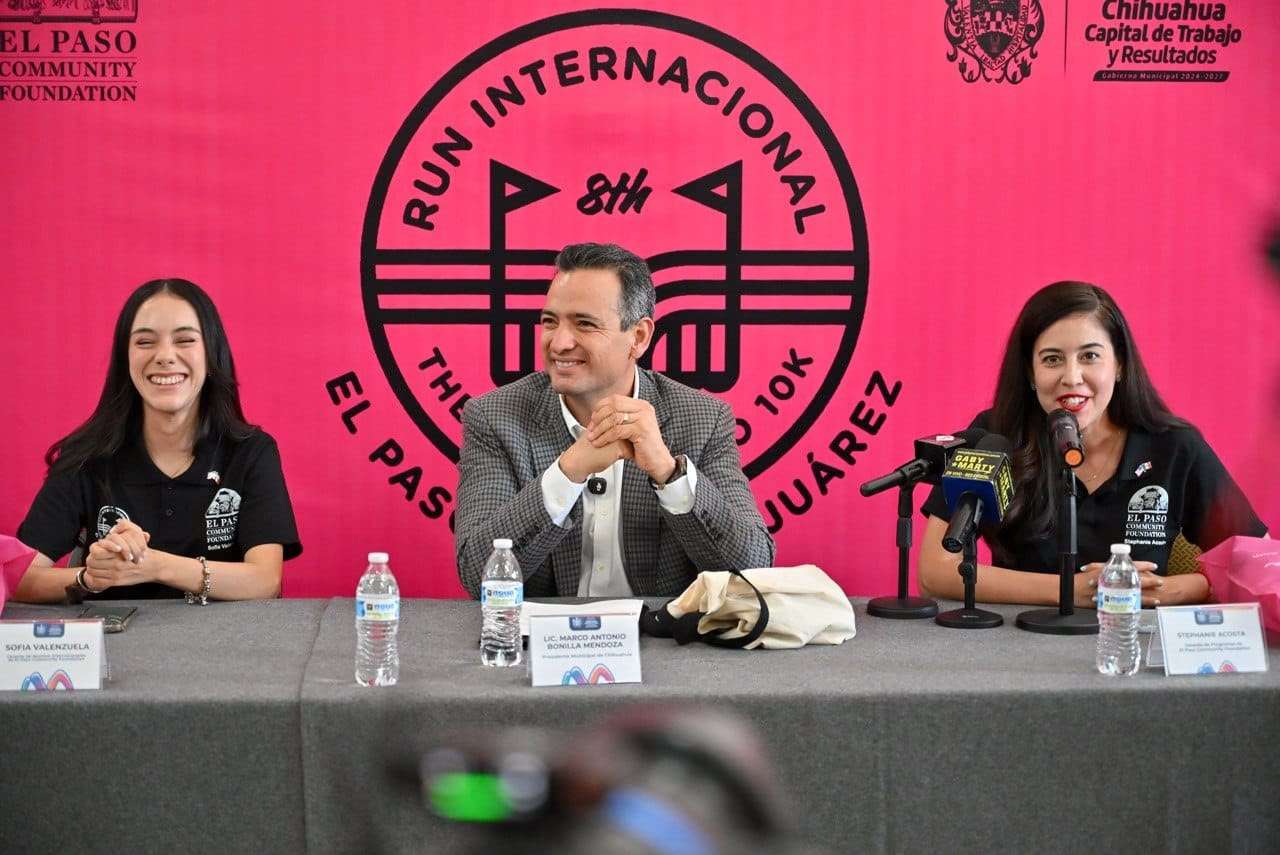 Invita Bonilla a participar en carrera binacional Juárez-El Paso