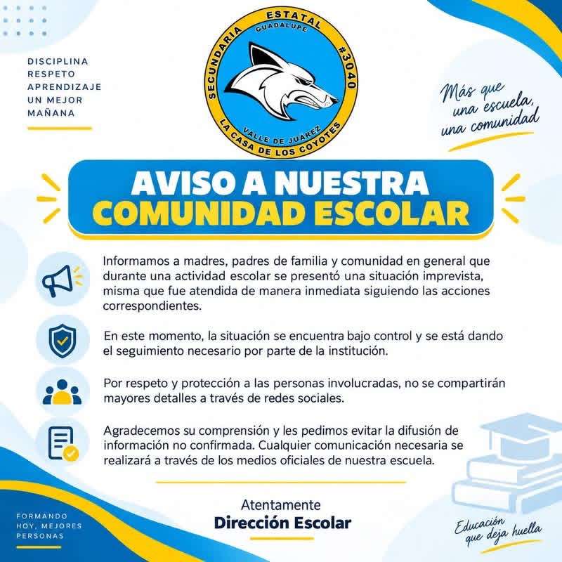 Auto embiste ensayo escolar en Guadalupe; estudiantes y docente resultan lesionados