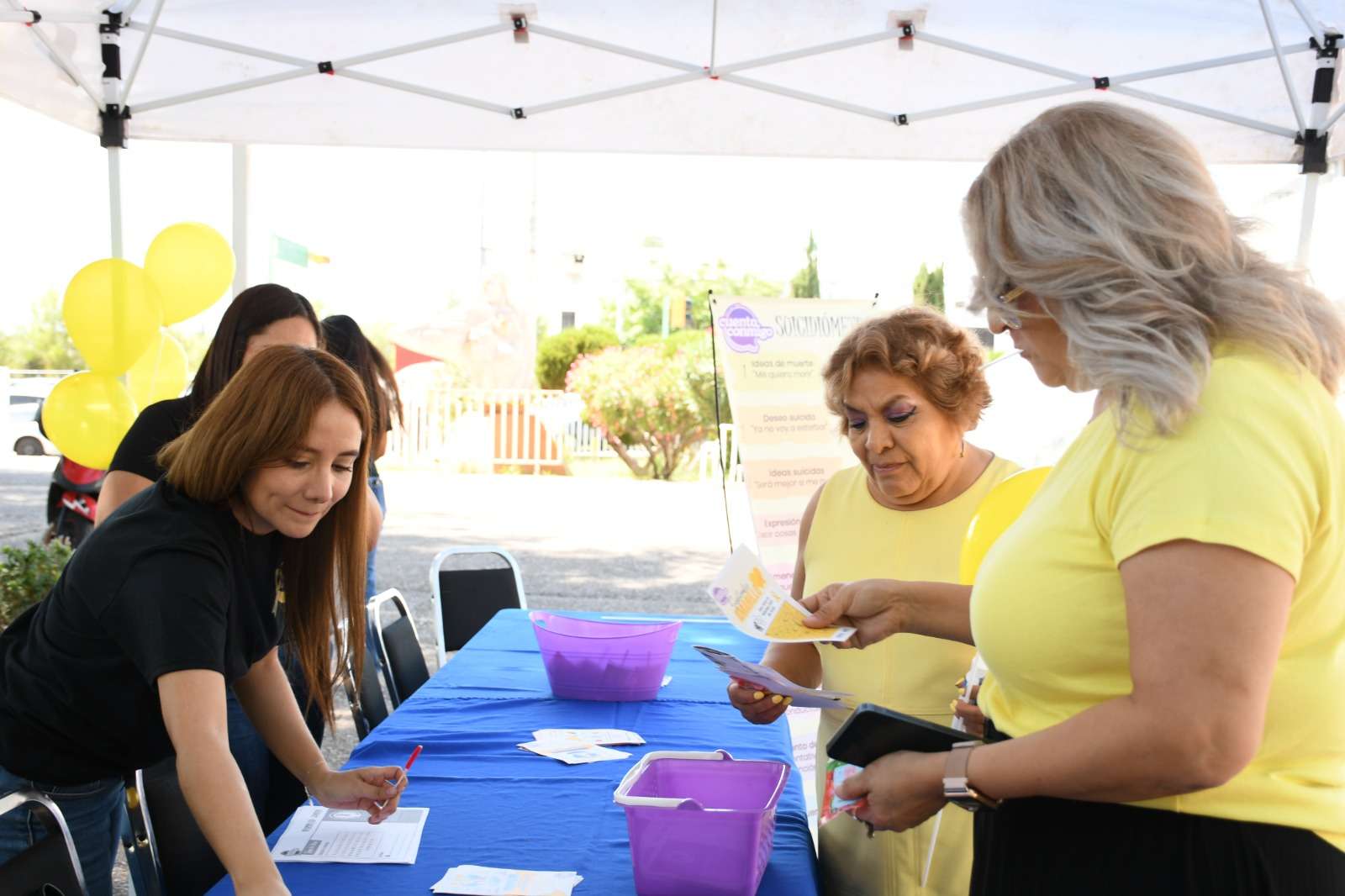 Realiza Seech campaña de información sobre prevención del suicidio