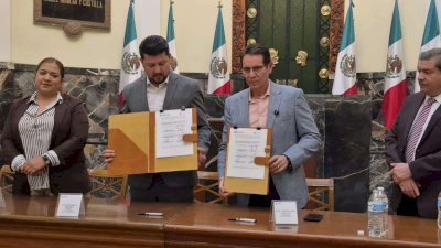 Firman convenio para agilizar manejo de proveedores de Pensiones 