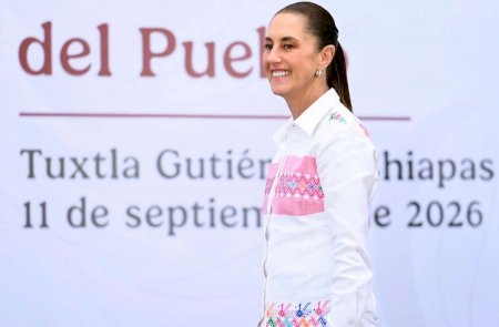 Cuestiona Sheinbaum presupuesto del INE y su cambio de color 