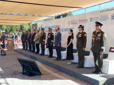Conmemoran el 179 aniversario de los Niños Héroes en Chihuahua
