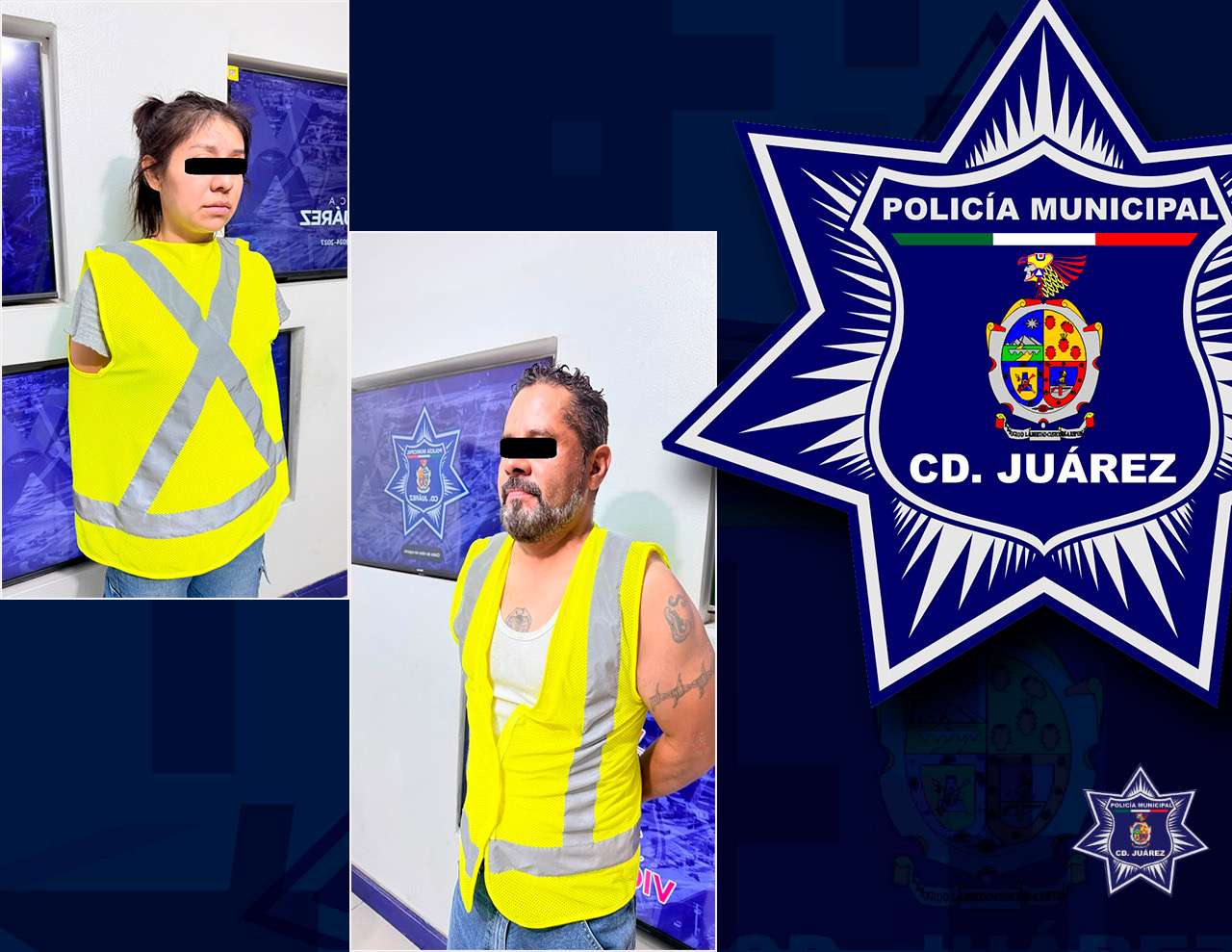 Arrestan a dos por violencia familiar
