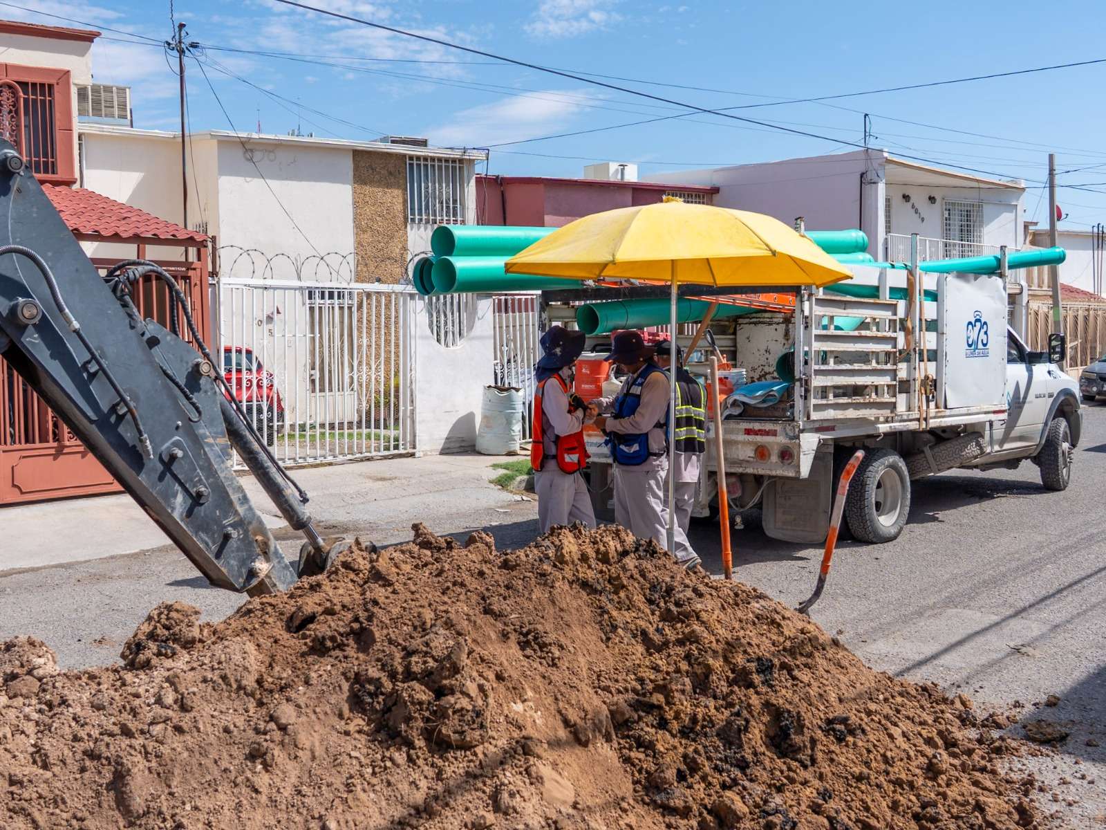 Repara JMAS hundimientos registrados tras las intensas lluvias 