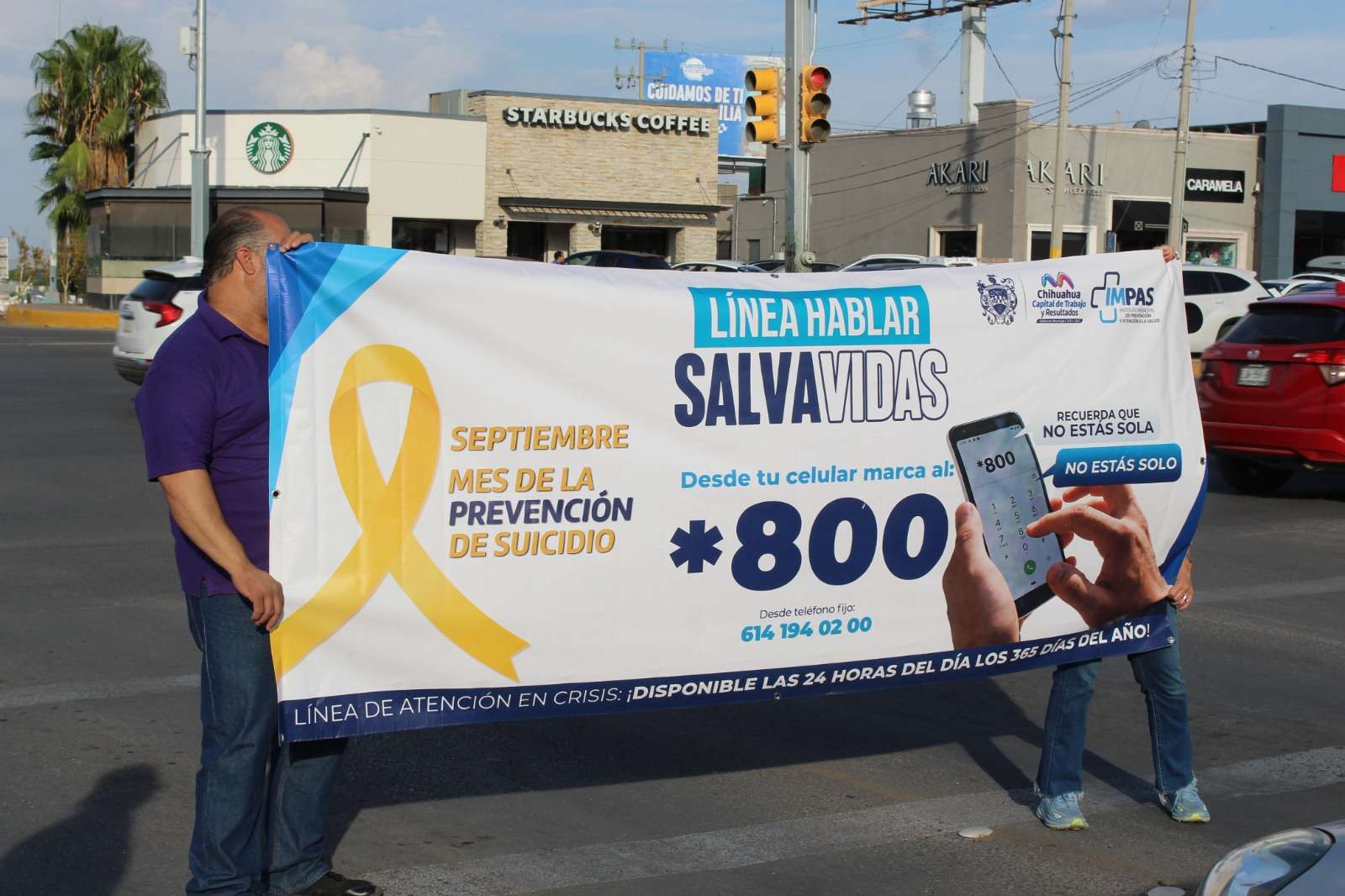 Acerca Impas información sobre salud mental a calles de Chihuahua