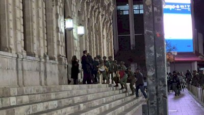 Recibe Palacio a escolta y banda de guerra para el Grito
