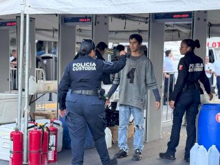 Vigilan accesos al Grito con filtros de seguridad en el Centro