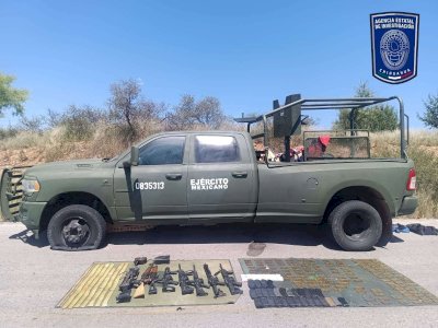 Abaten a agresor y aseguran arsenal tras ataque en Nonoava