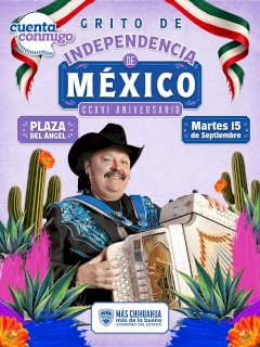 Checa horarios y artistas para esta noche en el Grito de Independencia