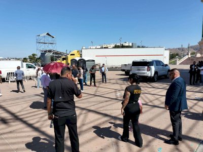 Deja Maru Campos desfile minutos antes de su conclusión