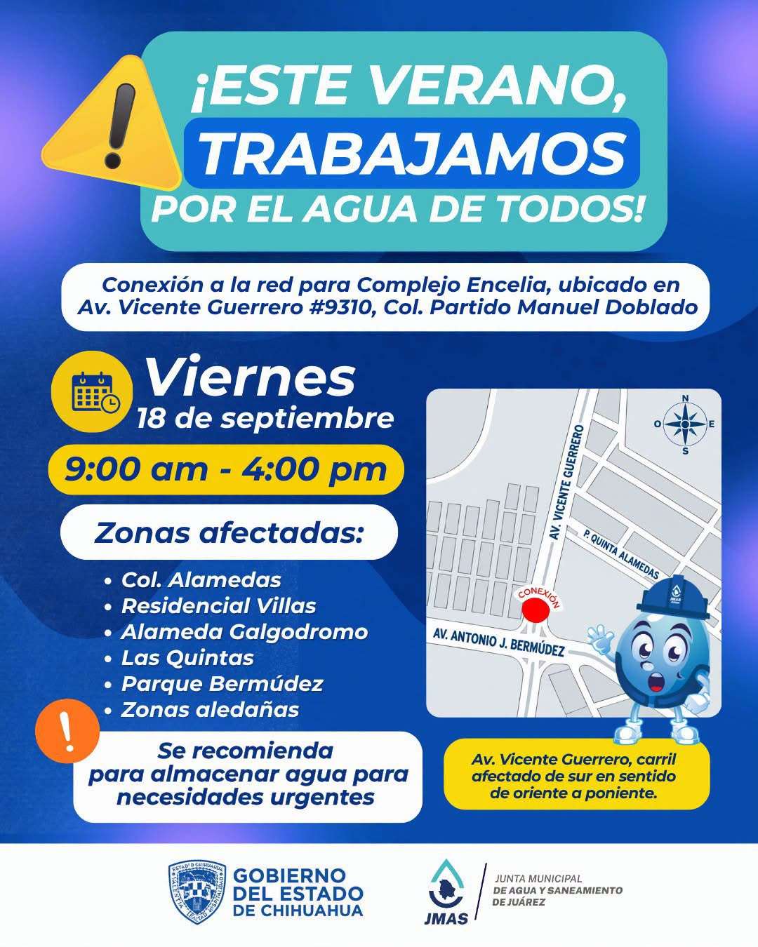 Instalará JMAS conexión a red de agua potable en colonia Partido Doblado