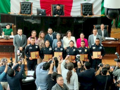 Entrega Congreso reconocimiento a Personas Destacadas de Seguridad 