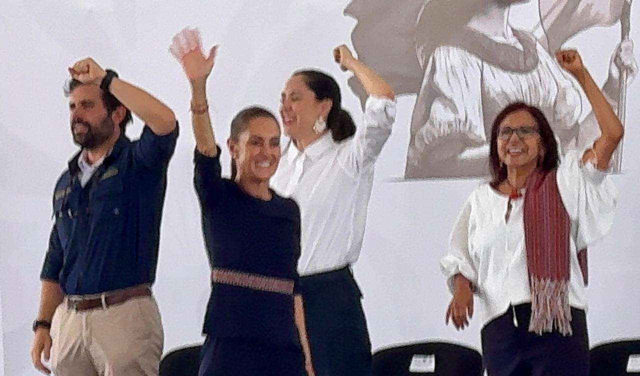 Sheinbaum y Maru abren espacio de conversación en Juárez