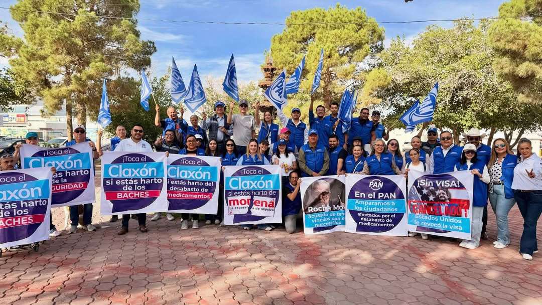 Salen panistas a las calles de la ciudad