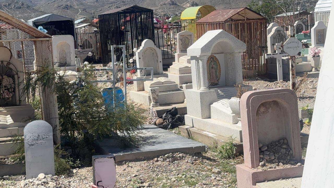Hallan cráneo y restos óseos dentro de una bolsa en el panteón Tepeyac