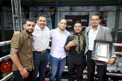 Reconoce Cruz al talento del boxeo en Nuevo Casas Grandes 