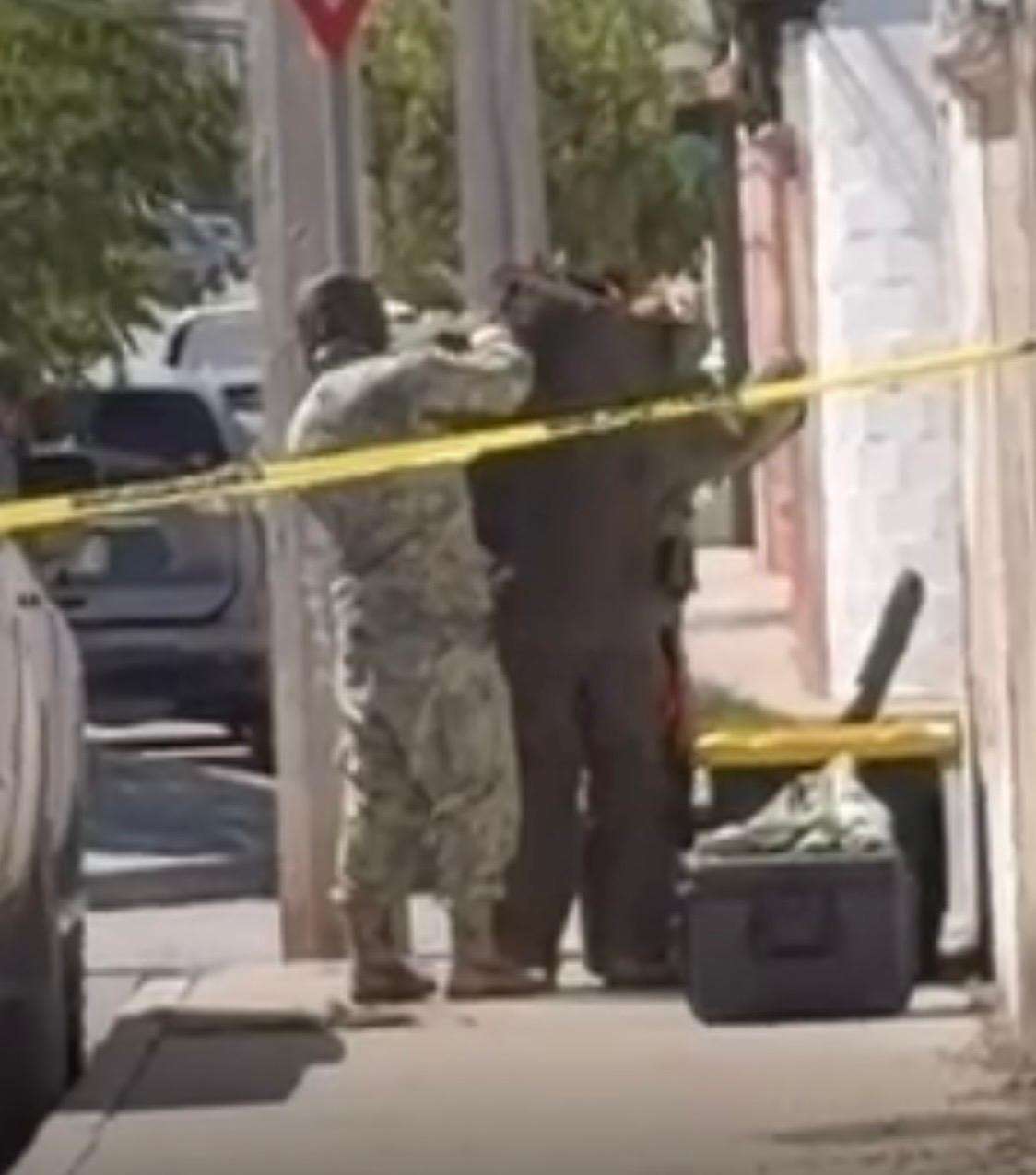 Retira Ejército granada de fragmentación de Praderas de los Álamos 