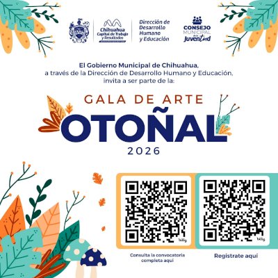Convocan a participar en la Gala de Arte Otoñal 2026 