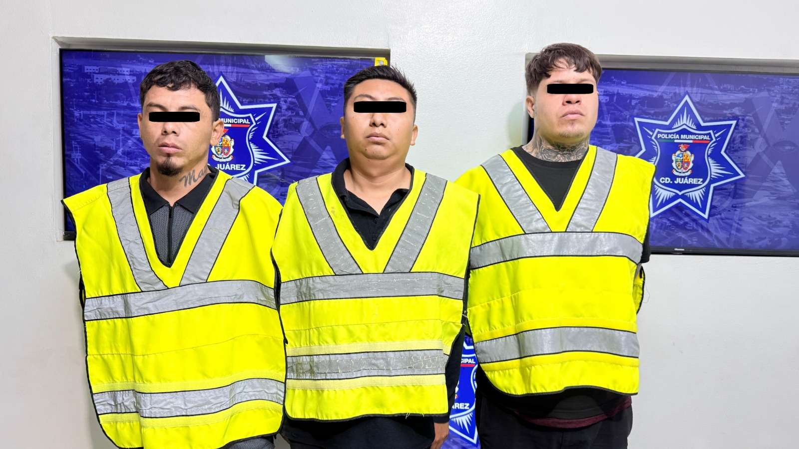 Detienen a tres y les aseguran armas de fuego 