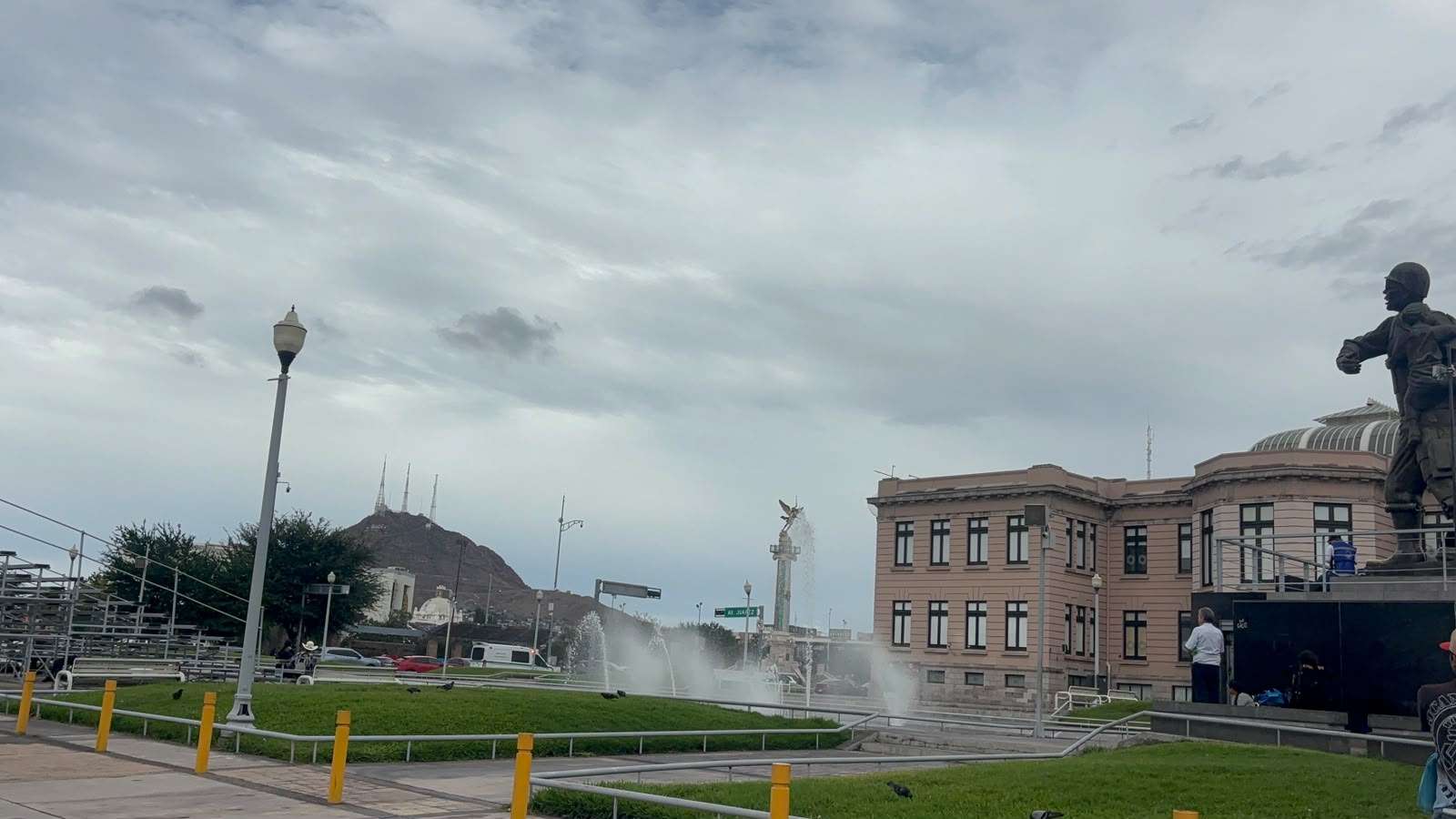 Registra Chihuahua máxima de 24°C con cielo nublado en la tarde 