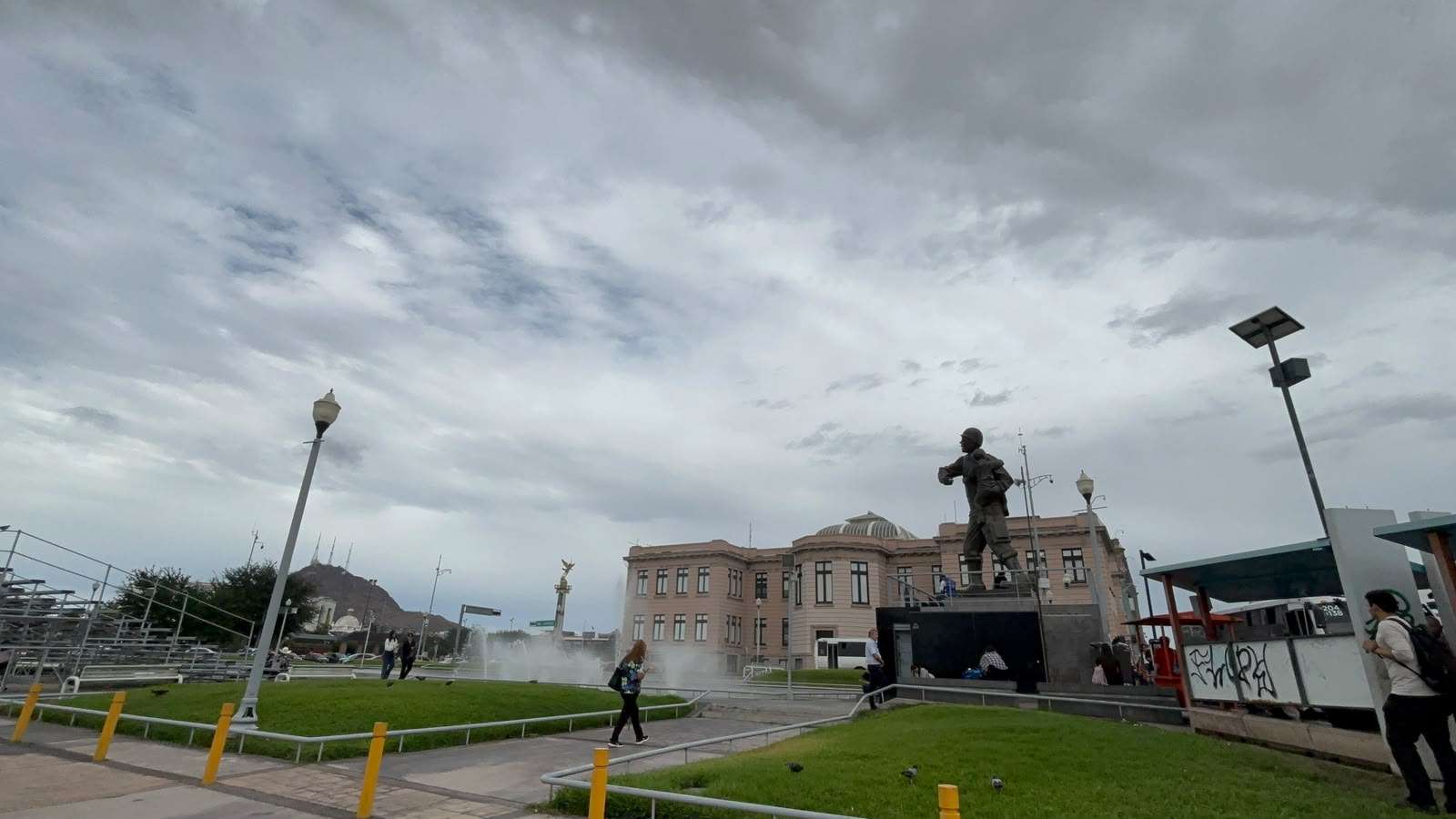 Registra Chihuahua máxima de 24°C con cielo nublado en la tarde 
