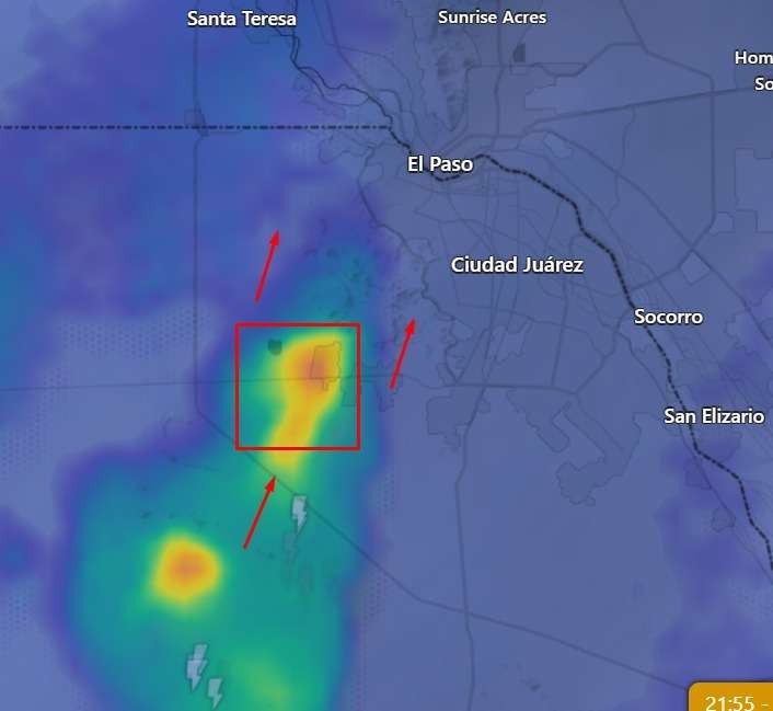 Emiten alerta por ingreso de nueva tormenta a Juárez