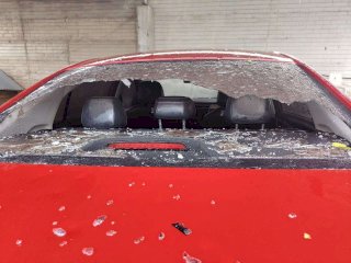 Reportan fuertes tormentas con granizo al noroeste del estado 