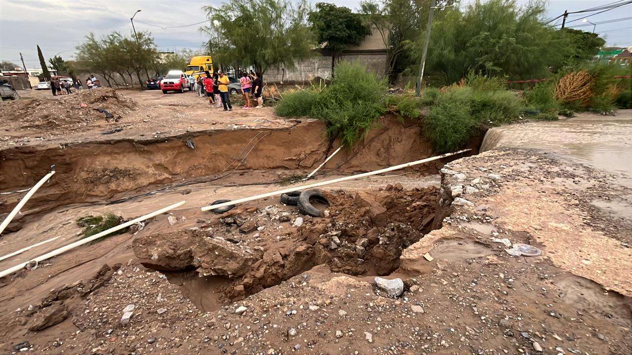 Dañan intensas lluvias viviendas y vialidades en El Sauzal