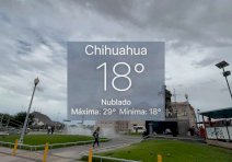 Despierta Chihuahua con clima lluvioso y 18°C 