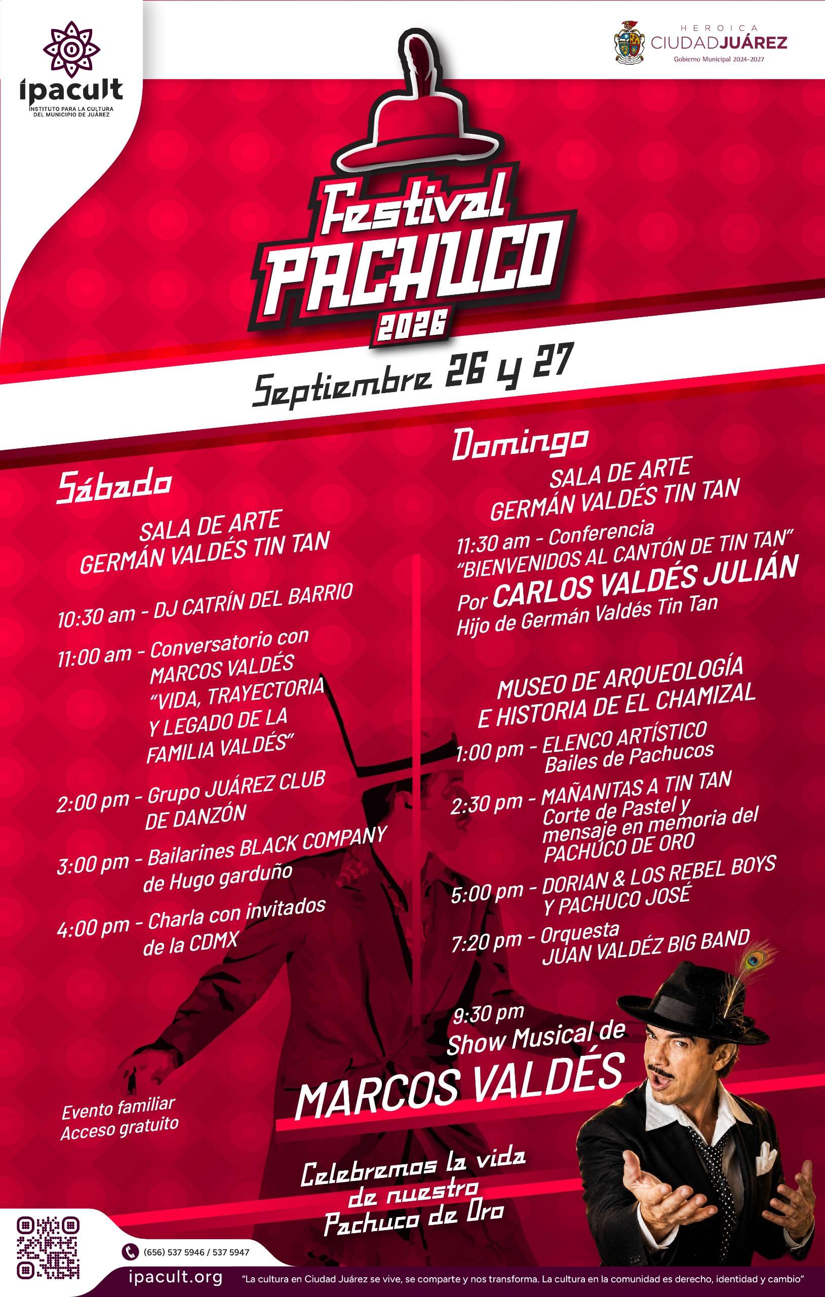 Continúa hoy y mañana Festival del Pachuco