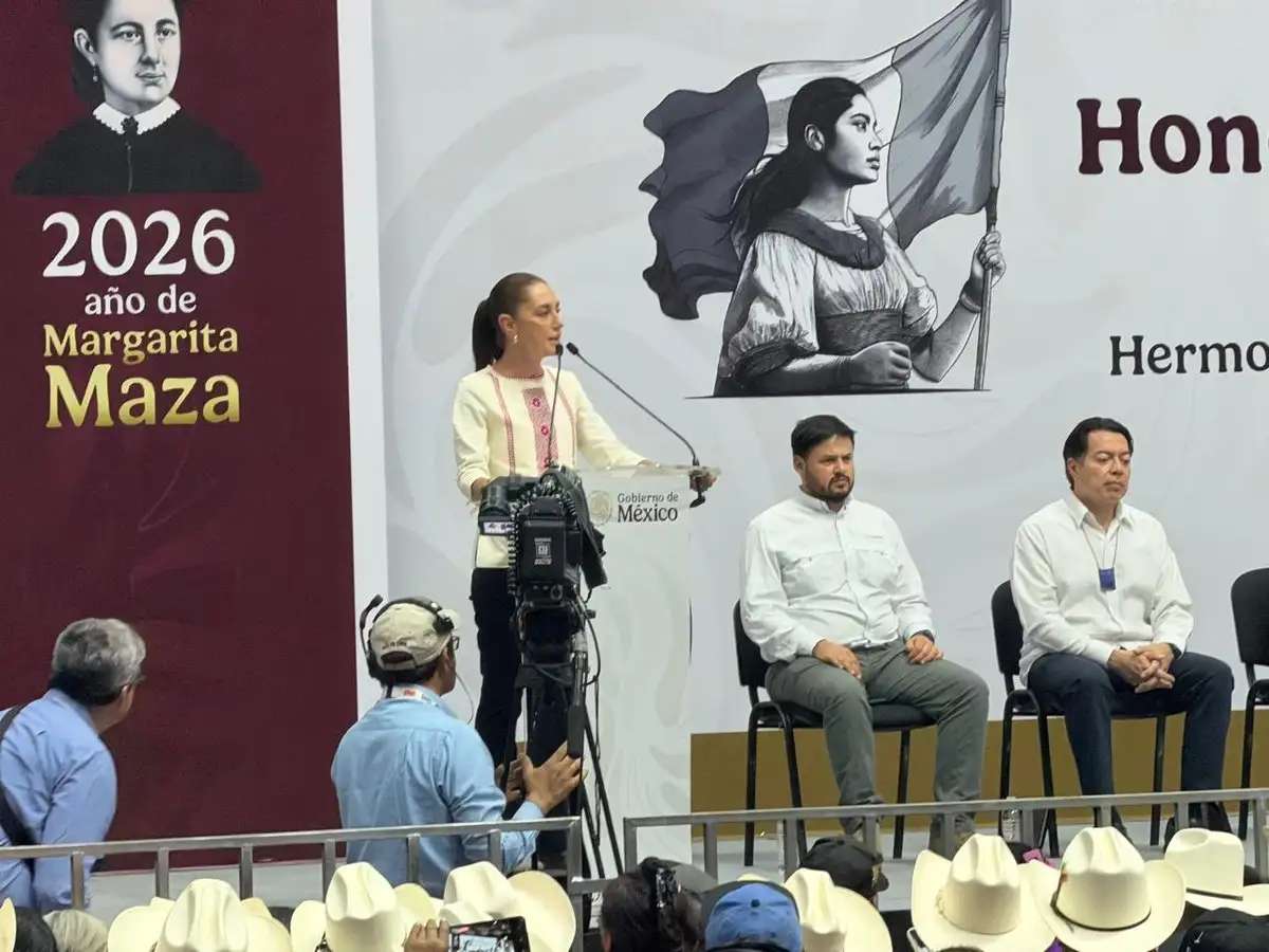 Defiende Sheinbaum soberanía de México desde Sonora