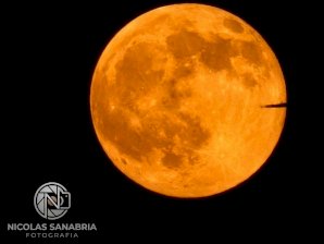 Luce Luna de la Cosecha su esplendor en cielo de Chihuahua 