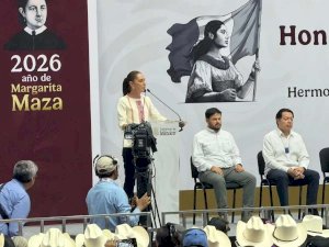 Defiende Sheinbaum soberanía de México desde Sonora