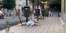 Reportan la basura del día en las calles de la zona centro 