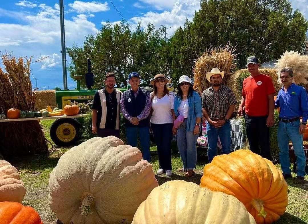 Rompe récord en Cuauhtémoc la calabaza más grande de México