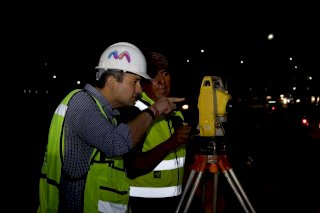 Supervisa Marco Bonilla montaje de estructura de Gaza Teófilo Borunda 