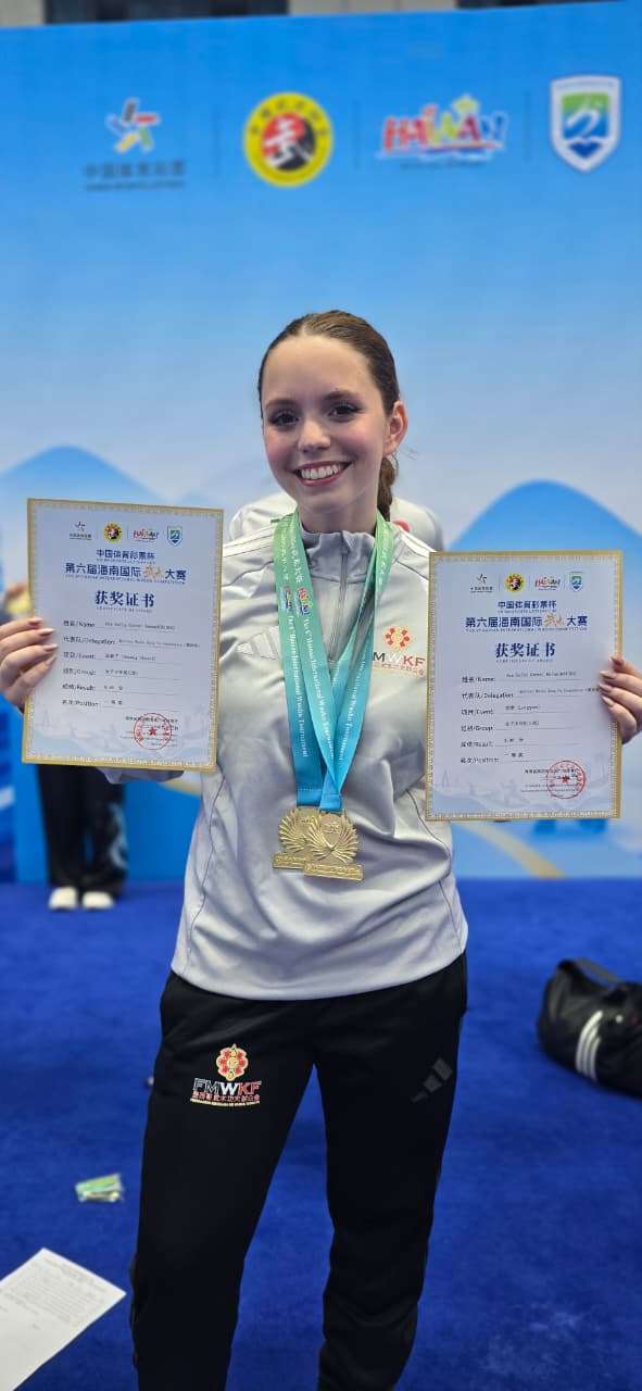 Conquista Ana Sofia Haikou: dos oros para Chihuahua y México