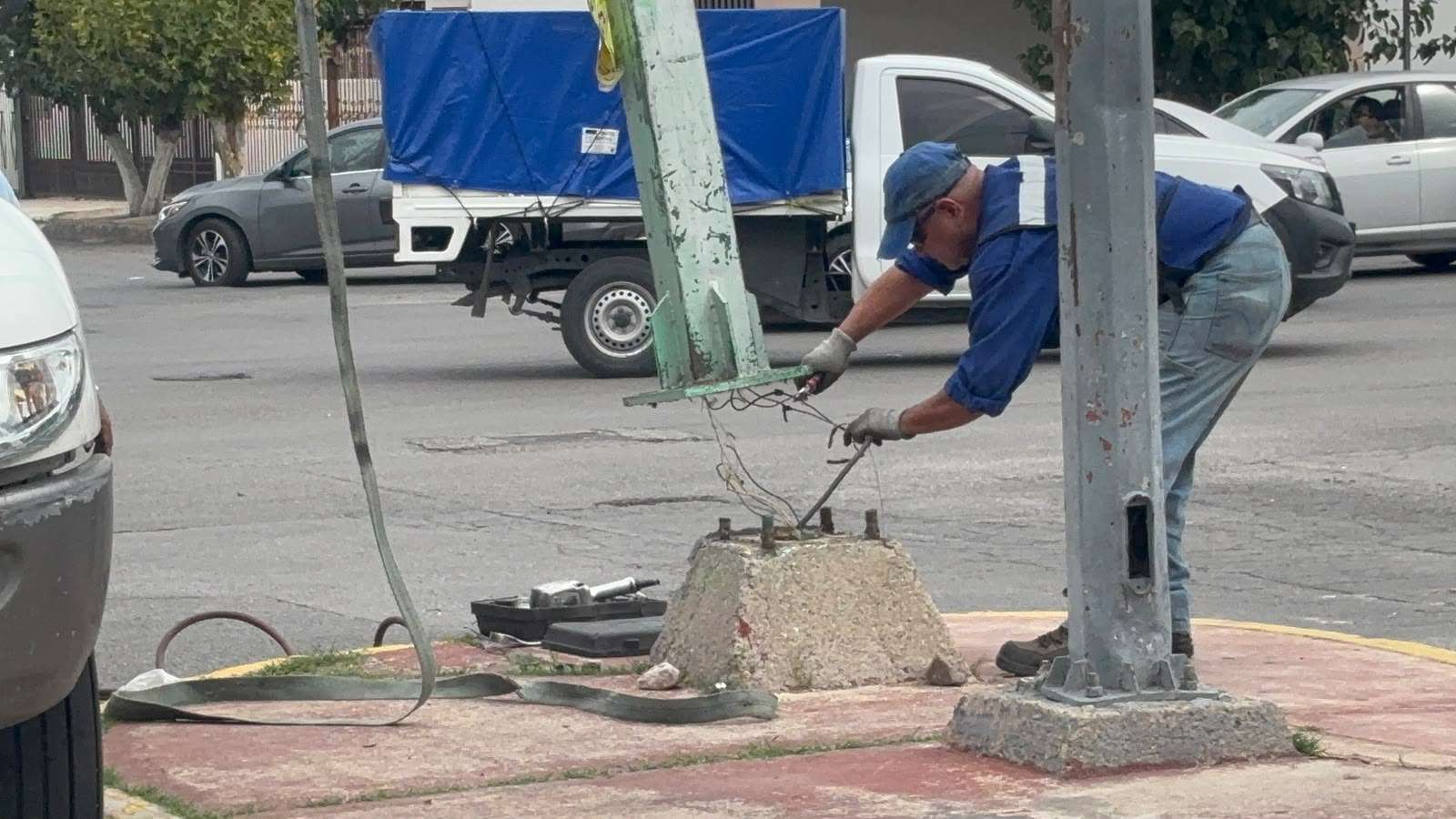 Vencen vientos y lluvia semáforo de la Río de Janeiro