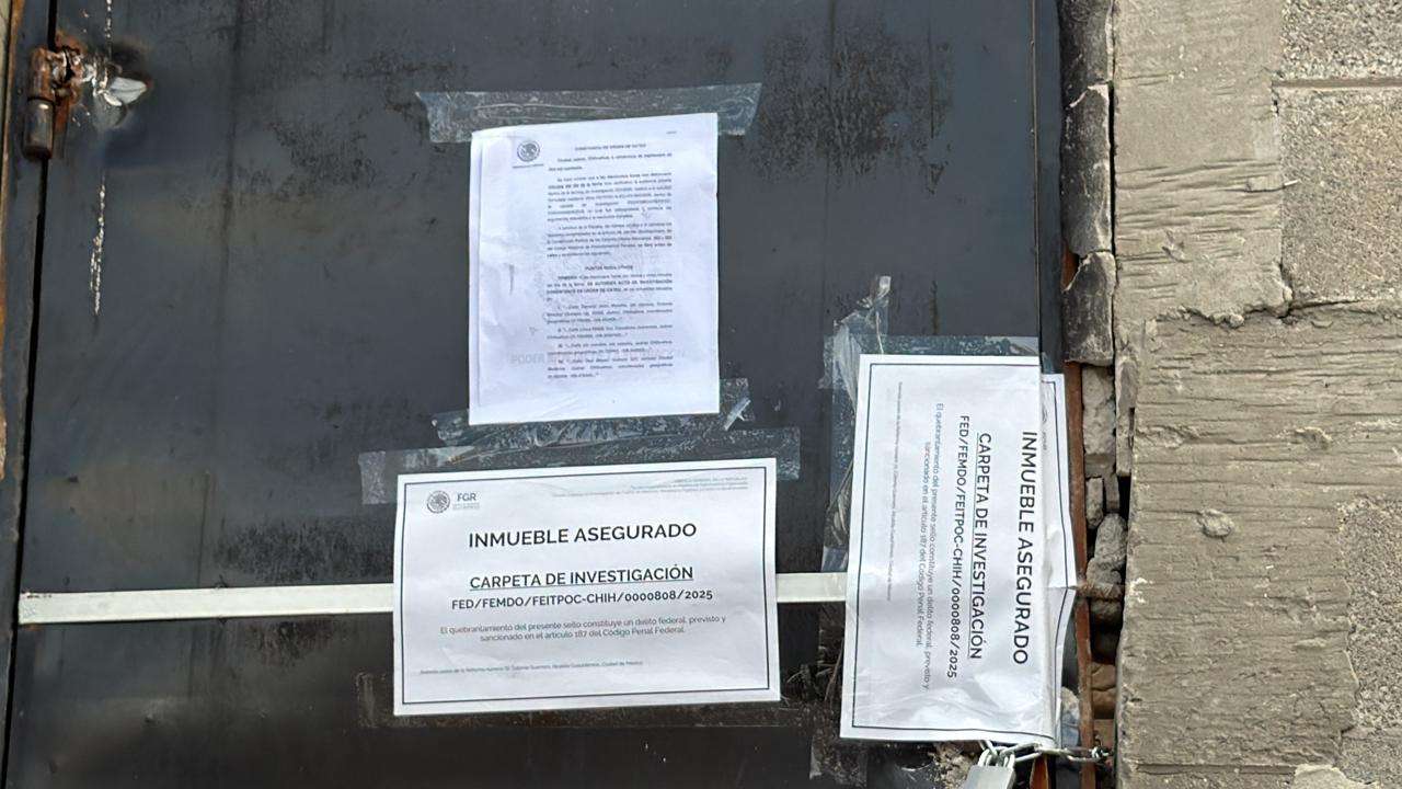 Catean domicilio en Cazadores Juarenses; aseguran inmueble