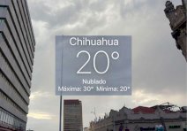Amanece Chihuahua a 20°C con cielo nublado; prevén tarde calurosa 