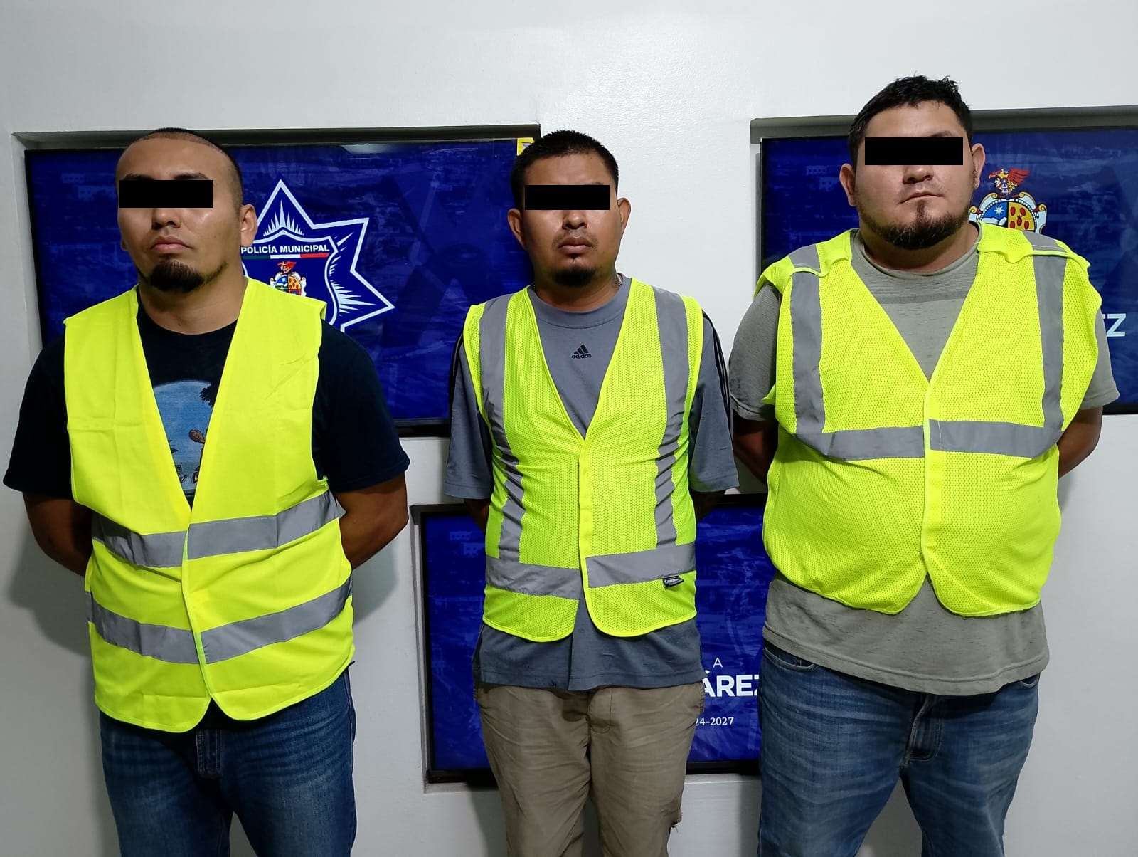 Detienen a 3 por robar una vivienda 