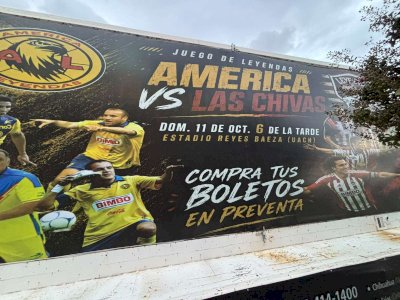 Invitan a Juego de Leyendas América Vs Chivas en estadio de la Uach 